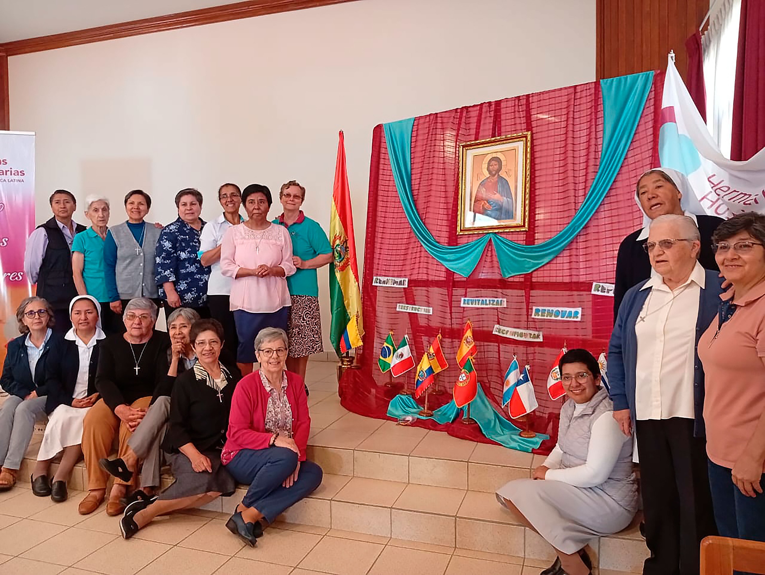 Hermanas Hospitalarias reunidas en el encuentro